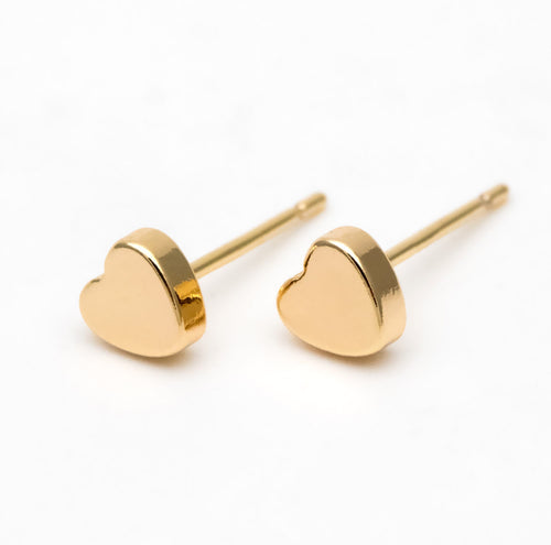 The Corley heart studs