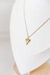 Victoria dainty heart necklace