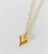 Victoria dainty heart necklace