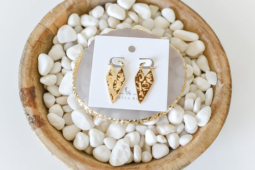 The Georgia gold plated earrings