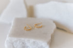 The Ali hoop earrings - dainty - 18k gold plated