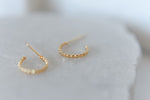 The Ali hoop earrings - dainty - 18k gold plated