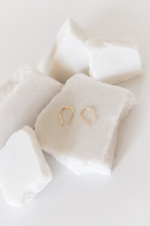 The Willow arch earring- gold filled- hypoallergenic - non tarnish