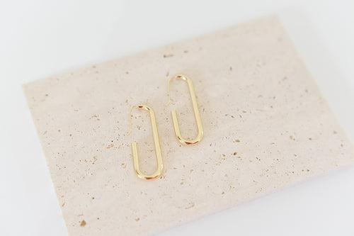 The Amie hoops | 14k gold plated