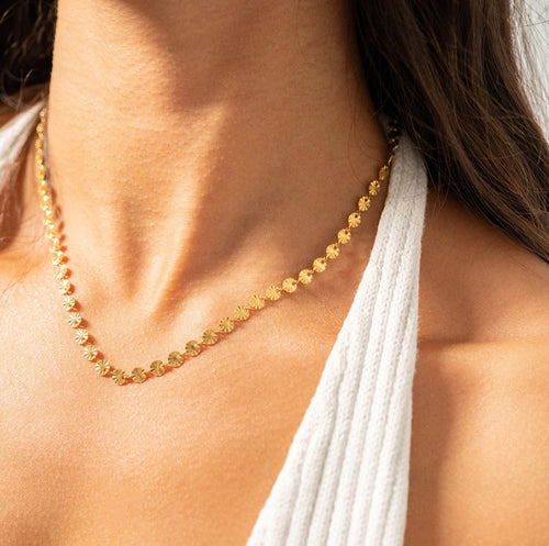 Gianna sunburst necklace
