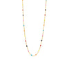 Paisley confetti chain necklace