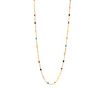Paisley confetti chain necklace