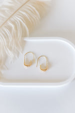 The Denise gold earrings - 18k gold plated