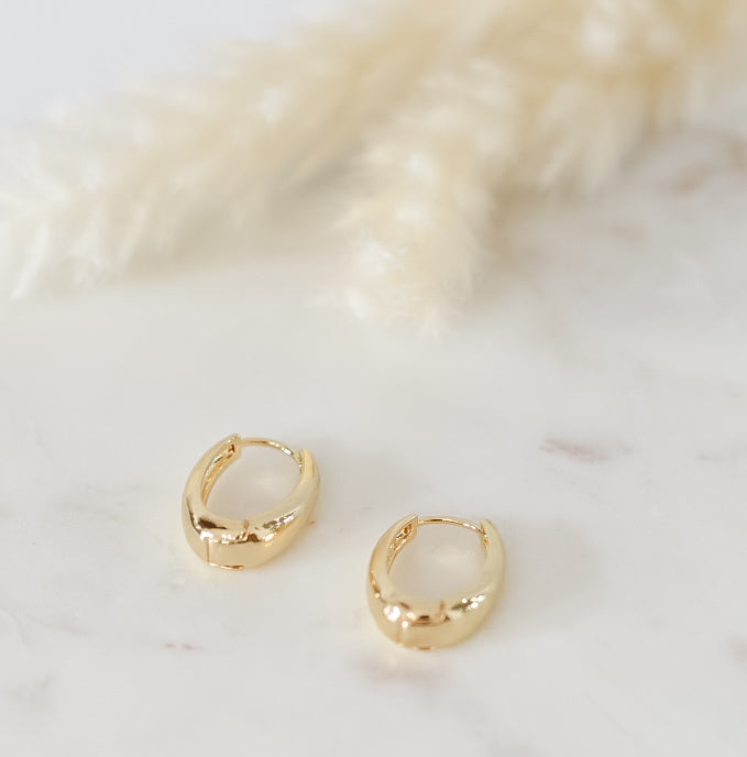 The Ember hoop earrings